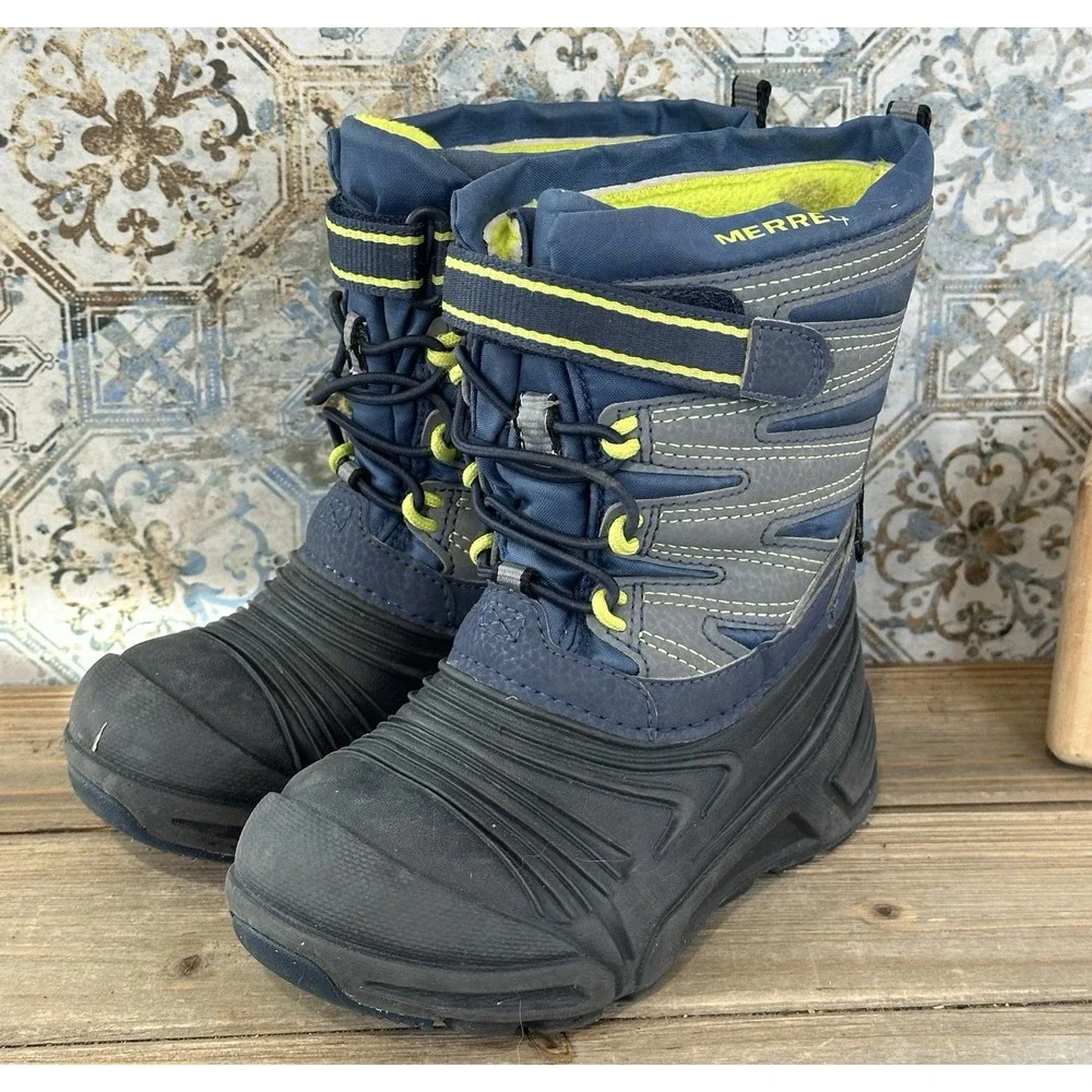 Merrell Snow Toddler Waterproof Boots Insulated Winter Boy's Size 9 M
